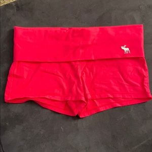Abercrombie & Fitch foldover lounge/workout shorts